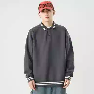 玉儿恋 休闲时尚舒适百搭卫衣 男女同款 黑色