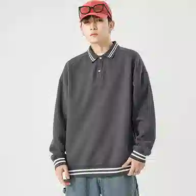 玉儿恋 休闲时尚舒适百搭卫衣 男女同款 黑色