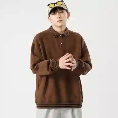 玉儿恋 休闲时尚舒适百搭卫衣 男女同款 黑色
