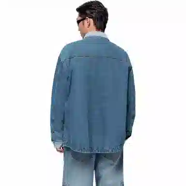 NO ONE ELSE Retro Colorblock Cotton Jacket