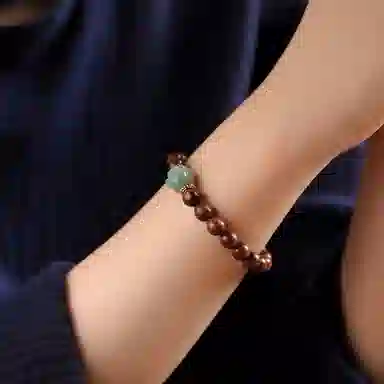 書卓 考研上岸顺利转运碳烤猫爪菩提 新中式叠戴文玩招财#好运 金丝檀木 手串 男女同款情侣款