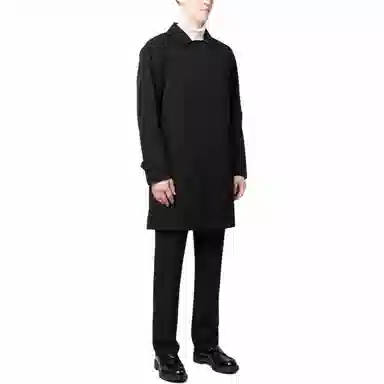 Burberry Black Long Coat