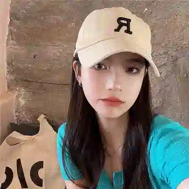 优幽兰 潮流休闲简约通勤大头围显脸小大帽檐韩版校园风穿搭 棉 鸭舌帽 男女同款情侣款