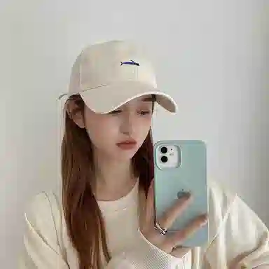 优幽兰 韩版 复古大头围时髦氛围感实用休闲街拍穿搭学生通勤小众高级感防紫外线 棉 鸭舌帽 男女同款情侣款