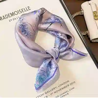 优幽兰 温柔气质小众高级感文艺小清新配职业装小众精致简约 丝巾 女款