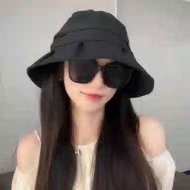 优幽兰 旅游气质韩版显脸小大头围防紫外线遮阳 棉涤 渔夫帽 女款