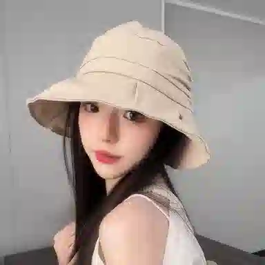 优幽兰 旅游气质韩版显脸小大头围防紫外线遮阳 棉涤 渔夫帽 女款