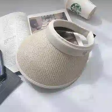 优幽兰 百搭时尚空顶帽韩版显脸小遮阳帽大头围开车骑车防紫外线太阳帽旅行实用小众休闲通勤高级感 聚酯纤维 防晒帽 女款