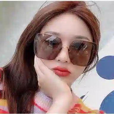 优幽兰 墨镜小众高级感圆脸遮阳休闲户外旅游百搭潮流气质显脸偏光眼镜街拍防晒显瘦简约时尚穿搭 方形 太阳眼镜 男女同款情侣款