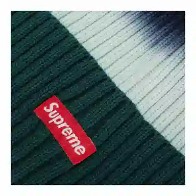 Supreme SS19 Overdyed Beanie Navy Box Logo