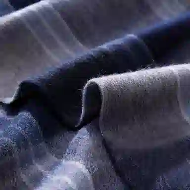 优幽兰 针织 加厚保暖 防风防寒 高级感 绒线围巾 男款