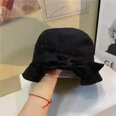 优幽兰 防晒帽学生时尚气质 盆帽韩版显脸小大头围帽子防紫外线太阳帽旅游开车休闲遮阳帽沙滩帽骑车高级感 棉 渔夫帽 女款