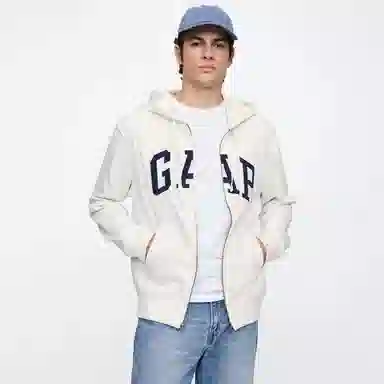GAP Logo Zip Hoodie