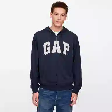 GAP Logo Zip Hoodie