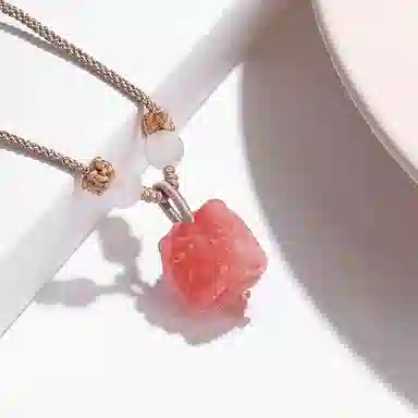 琅风 狮来运转链饰国风大气百搭有质感简约长度可调 玛瑙 项链 男女同款情侣款