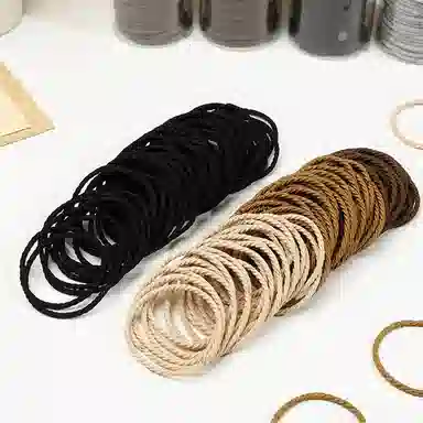 简应舒 罐装扎头耐用高马尾 皮筋 头绳 男女同款情侣款