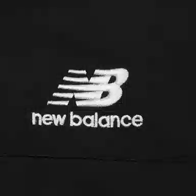 New Balance Logo Puffer Jacket Black