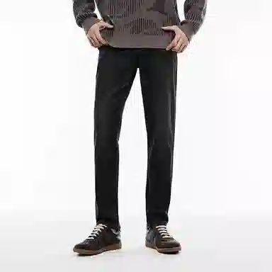 PEACEBIRD MEN Vintage Straight Wash Denim Jeans