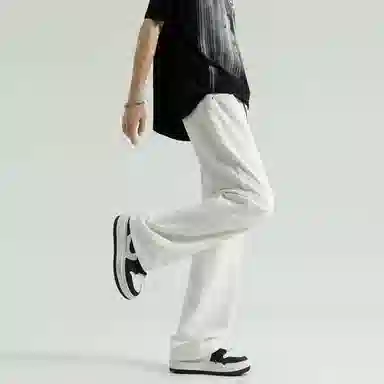 PANDA ADEVIL Wide Leg Denim Pants