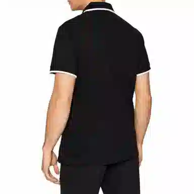 Versace Jeans Couture SS22 Polo Shirt Black