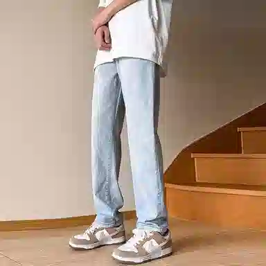 PANDA ADEVIL Wide Leg Denim Pants