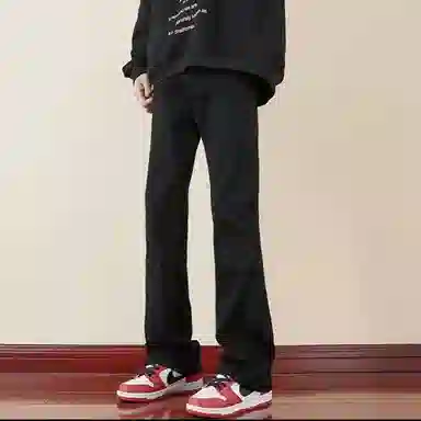 PANDA ADEVIL Wide Leg Denim Pants