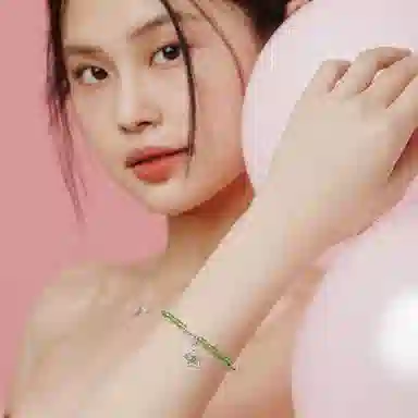 珂里 巴啦啦小魔仙优雅气质星愿双层多巴胺可定制刻字轻奢高级感腕间双星小众闪耀 环保合金 人造水晶 手链 女款