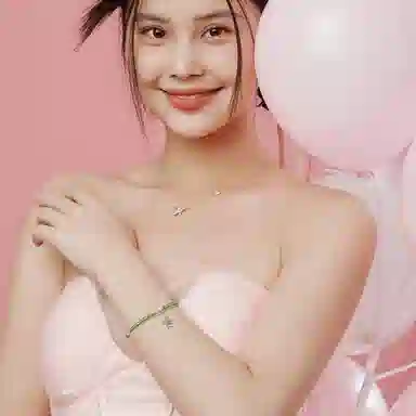 珂里 巴啦啦小魔仙优雅气质星愿双层多巴胺可定制刻字轻奢高级感腕间双星小众闪耀 环保合金 人造水晶 手链 女款