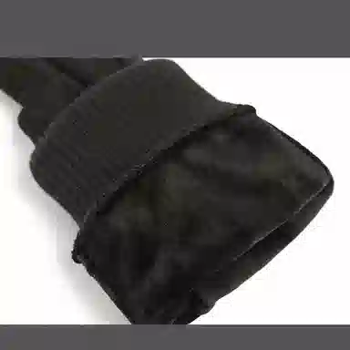 优幽兰 秋冬季摩托车学生骑车纯色棉百搭时尚防寒防冻可触屏露指加厚通勤上班实用护手保暖潮流出行 绒线手套 女款