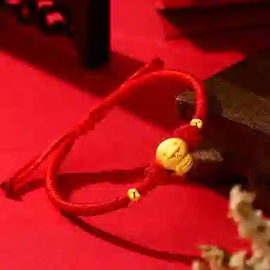 中国珠宝 生肖蛇手饰 福蛇相伴 好运相随 小众设计感 简约大方 时尚单品 日常百搭小巧精致显气质 足金 一口价 手链 女款