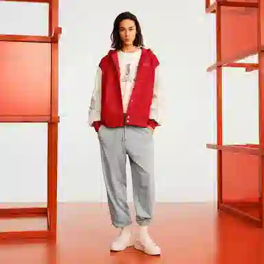 GAP Palace Embroidered Logo Hoodie