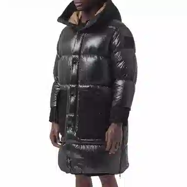 Burberry Hooded Down Jacket Black