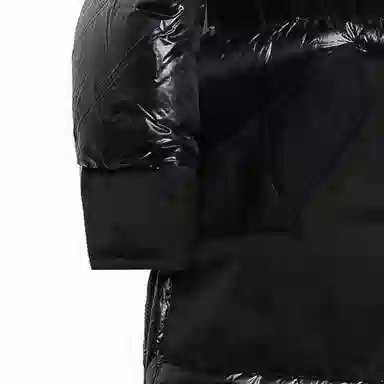 Burberry Hooded Down Jacket Black
