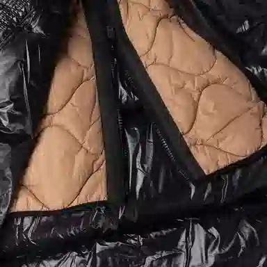 Burberry Hooded Down Jacket Black