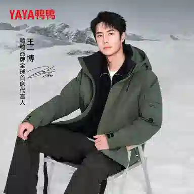 鸭鸭 新山系系列时尚户外登山休闲防寒防风冲锋衣羽绒服 男女同款