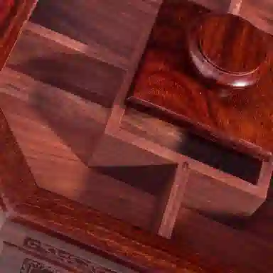 書卓 复古风简约大气 八角雕花果盘  榫卯结构 精细打磨 大富大贵#好运 血檀 摆件 男女同款情侣款