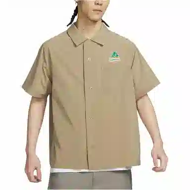 Nike SB x Jarritos Bowling Shirt Khaki