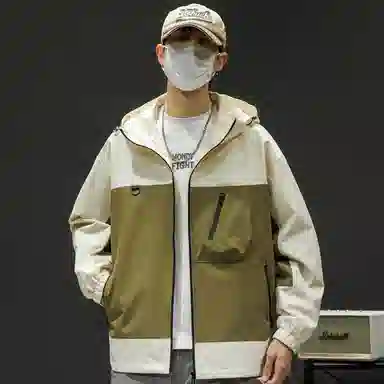 Mountain Outdoor Detachable Letter Print Jacket