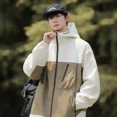 Mountain Outdoor Detachable Letter Print Jacket