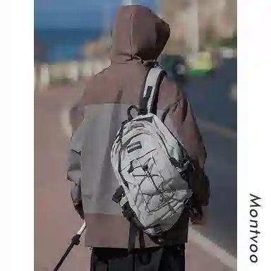 Mountain Outdoor Detachable Letter Print Jacket