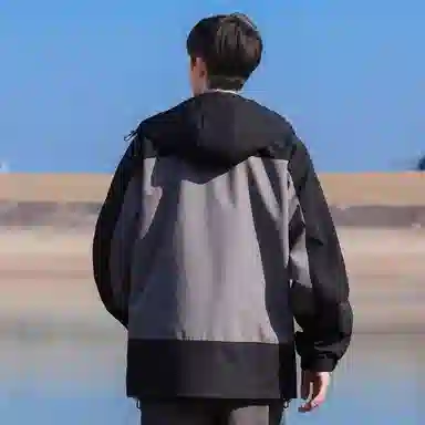 Mountain Outdoor Detachable Letter Print Jacket