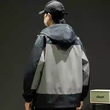 Mountain Outdoor Detachable Letter Print Jacket