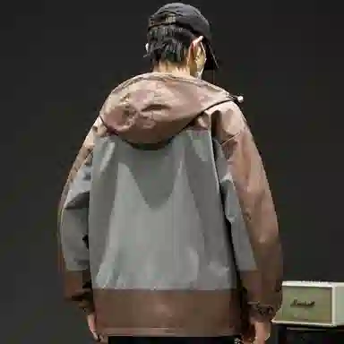 Mountain Outdoor Detachable Letter Print Jacket