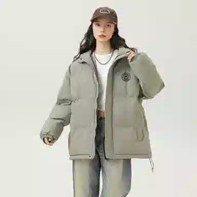 David Beckham Puffer Jacket Khaki