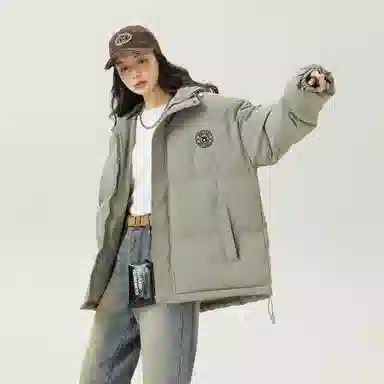 David Beckham Puffer Jacket Khaki