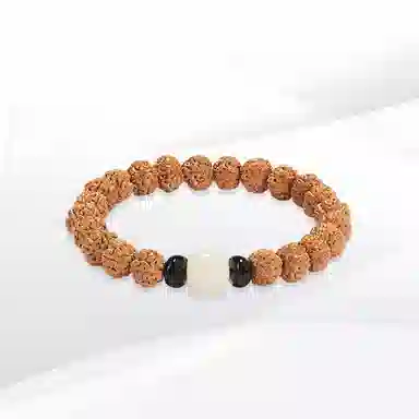 希遇 国潮新中式静心手饰文玩盘串佛系#好运  玉菩 金刚菩提 手串 男女同款情侣款