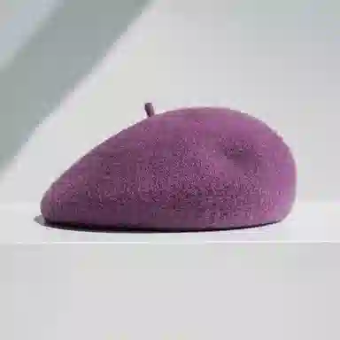 尚先生 好品质经典时尚款画家大头围加深版 羊毛 贝雷帽 女款