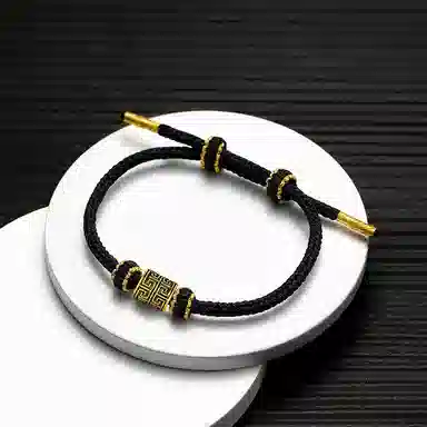 中国珠宝 回字手饰 灵感创意 闪耀光芒 简约大气 时尚单品 优雅气质 典雅复古 日常百搭精致 足金 一口价 黄金手链 男女同款情侣款