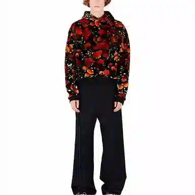 Louis Vuitton Floral Print Hoodie