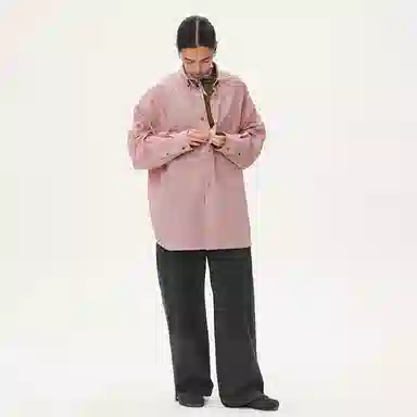 COMMON SCENTS Plaid Loose Fit Shirt